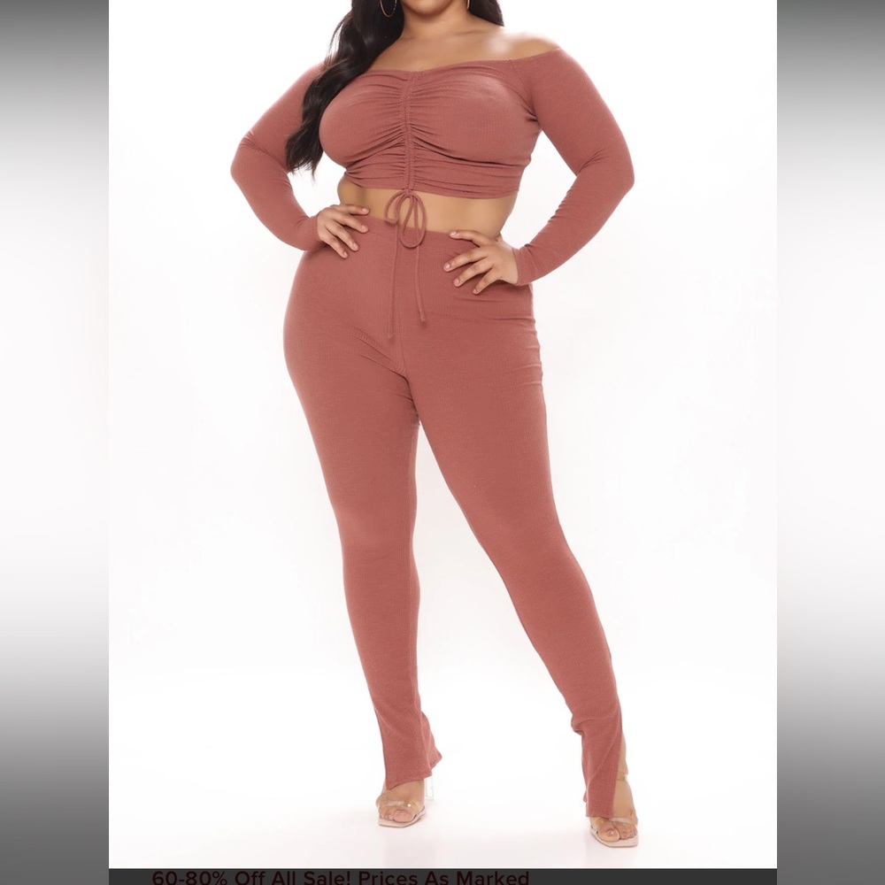 Women's Rust Leggings Set
